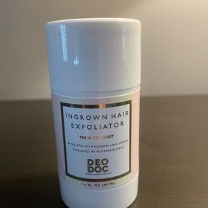 DeoDoc Ingrown Hair Exfoliator Fresh Coconut 1.4 fl oz 40 ml Full Size Sealed